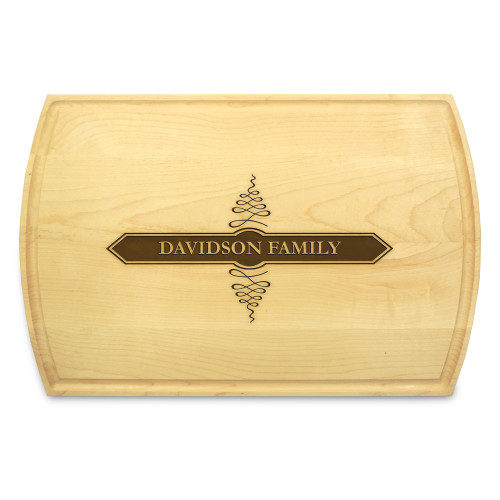 Apothecary 10x16 Grooved Cutting Board Maple Made in USA