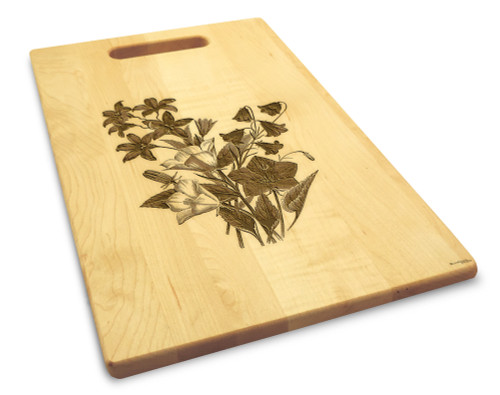 Bellflower 10x16 Handle Cutting Board