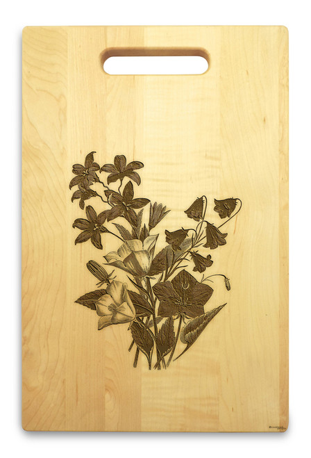 Bellflower 10x16 Handle Cutting Board - View 2