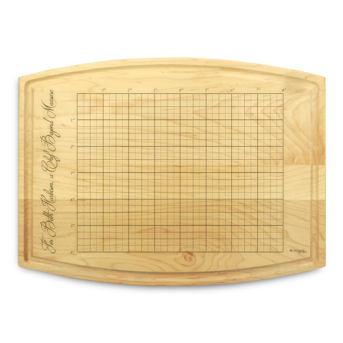 Beyond Measure 9x12 Grooved Custom Cutting Board