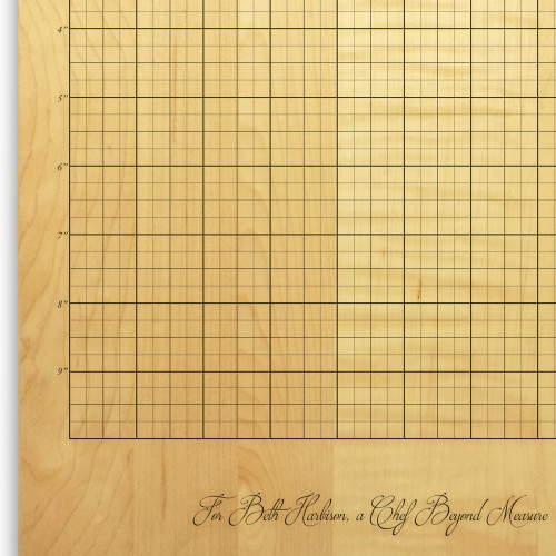 Beyond Measure 10x16 Handle Cutting Board Maple Made in USA