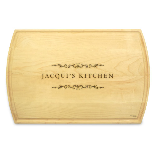 Classic Filigree 10x16 Grooved Cutting Board