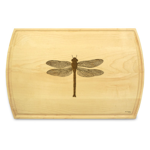 Dragonfly 10x16 Grooved Maple Cutting Board