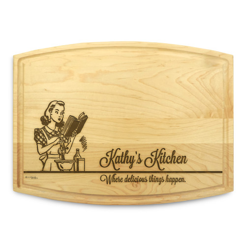 Miss Mixer 9x12 Grooved Chopping Board