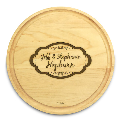 Moderna 10in Circular Cutting Board Maple Made in USA - View 3