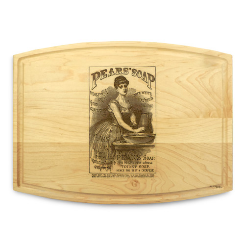 Pears Soap 9x12 Grooved Custom Cutting Board