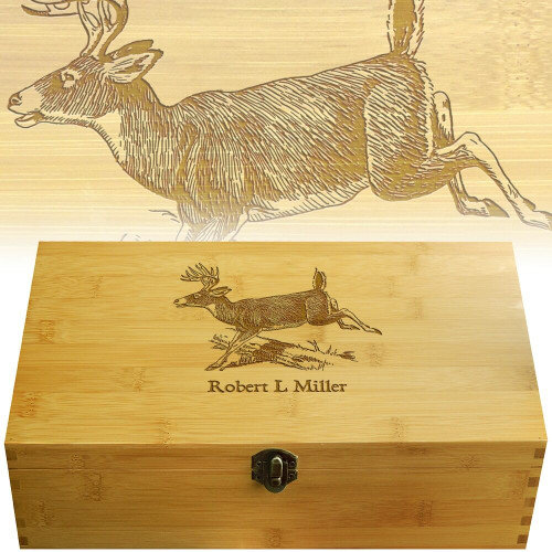 Deer Jump Engraved Multikeep Box