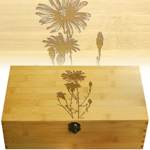 Flowers Aster Multikeep Box for Teas and Other Items