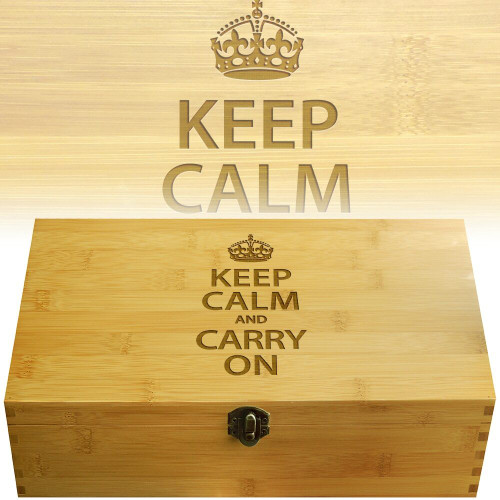 Keep Calm Engraved Multikeep Box