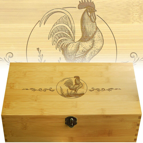 Rooster Multikeep Tea Box