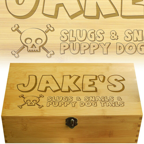Slugs and Snails Multikeep Box for Teas and Other Items