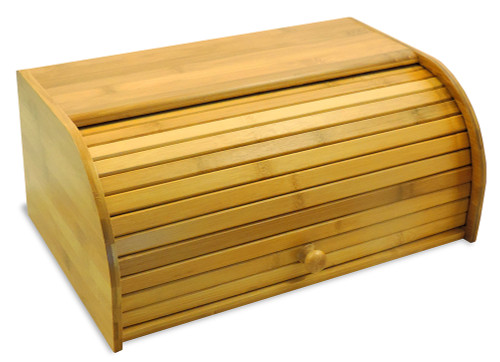 Rolltop Breadbox Bamboo Unengraved