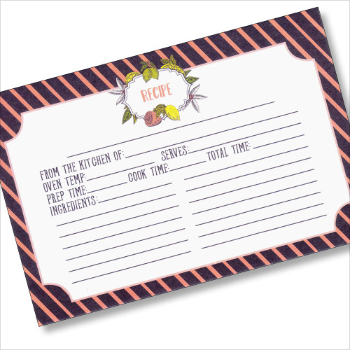 4x6 LemonDrop Recipe Card - View 2