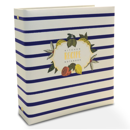 Lemon Drop Half Page Recipe Album – 4x6 Recipe Card Binder with Dividers & Recipe Covers - View 6