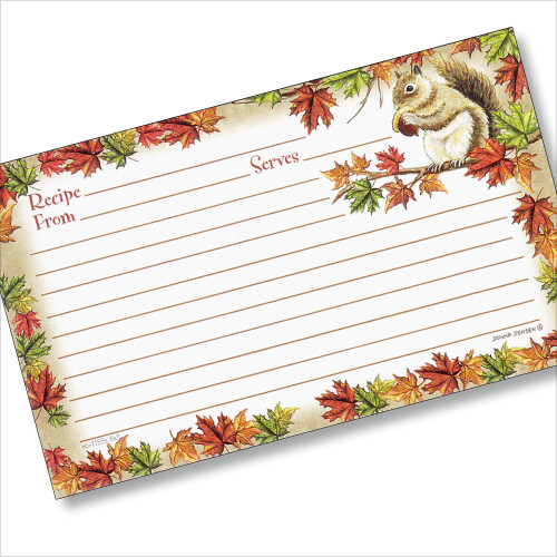 3x5 Autumn Squirrel