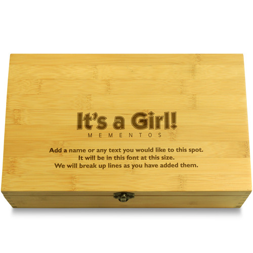 Its a Girl Baby Multikeep Box Sustainable Organizer