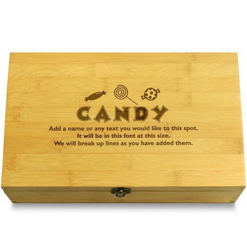 Candy Graphic Multikeep Box Wood Chest