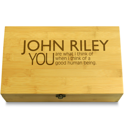 You are what I think of when I think of a good human being. Decorative Bamboo Wood Multikeep Box Bamboo Chest