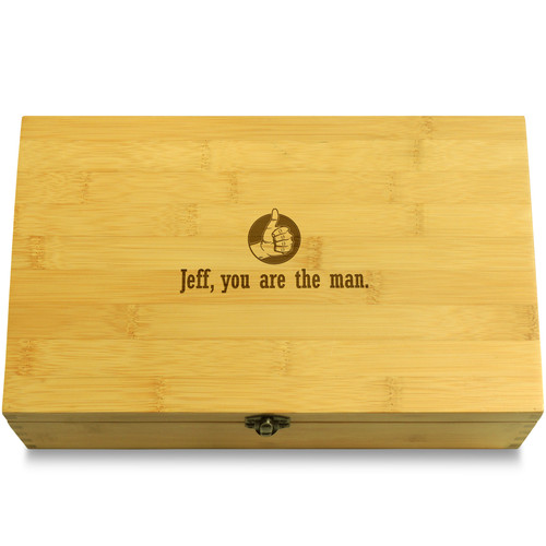 Thanks Man Thumb Thank You Multikeep Box Light Wood Organizer