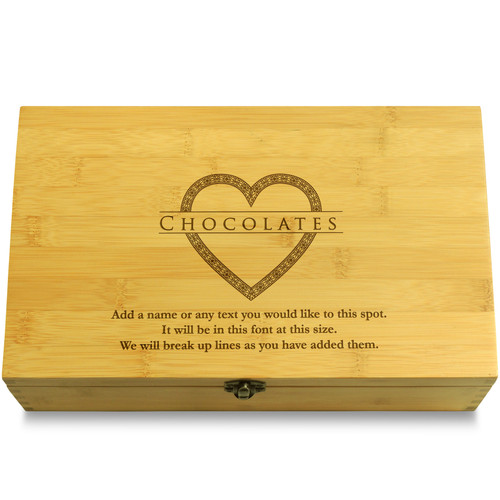 Heart Chocolates Chocolate Multikeep Box Adjustable Organizer