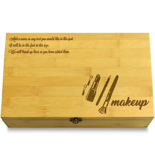 Makeup Mix Cosmetics Multikeep Box Wooden Organizer