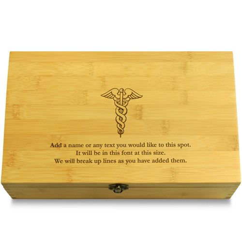 Winding snakes Medicine Multikeep Box Wooden Organizer