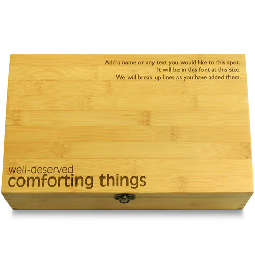 Box of comforting things Decorative Bamboo Wood Multikeep Box Moving Wall Organizer