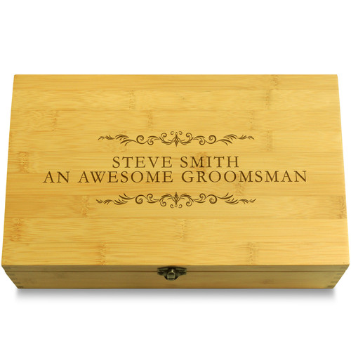 Chocolate Box Chocolate Multikeep Box Adjustable Bamboo Wood