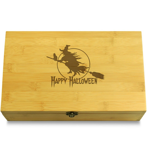 Nothing suspicious in here Box Bamboo Wood Organizer
