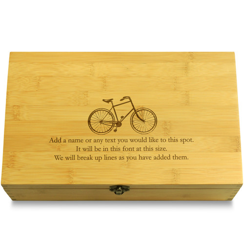 Fixy bike Hipster Multikeep Box Wood Organizer