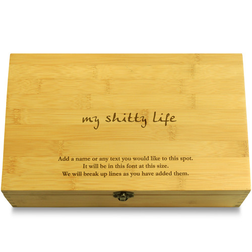 My &*@! Life Multikeep Box Bamboo Chest