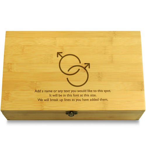 Homosexual Symbol LBGT Multikeep Box Wooden Organizer