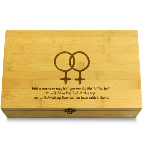 Lesbian Symbol LBGT Multikeep Box Sustainable Chest