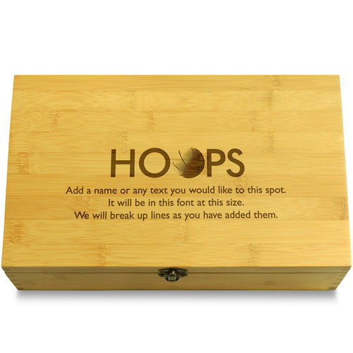 Basketball Sports Multikeep Box Wood Organizer