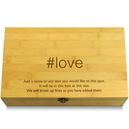 #love hashtag Multikeep Box Adjustable Organizer