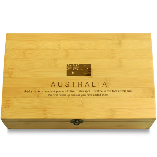 Australian World Travel Multikeep Box Wooden Organizer