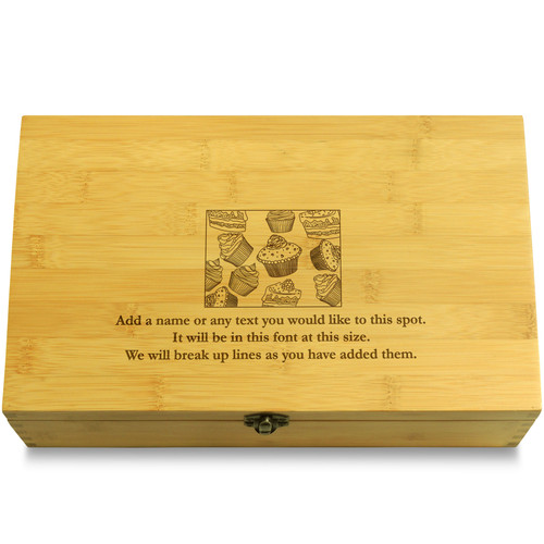 Cupcakes Treats Multikeep Box Wooden Organizer