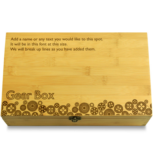 Nuts & bolts Workshop Multikeep Box Adjustable Bamboo Wood