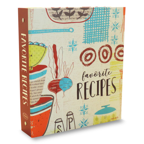 Half Page Recipe Card Binder-Made with Love