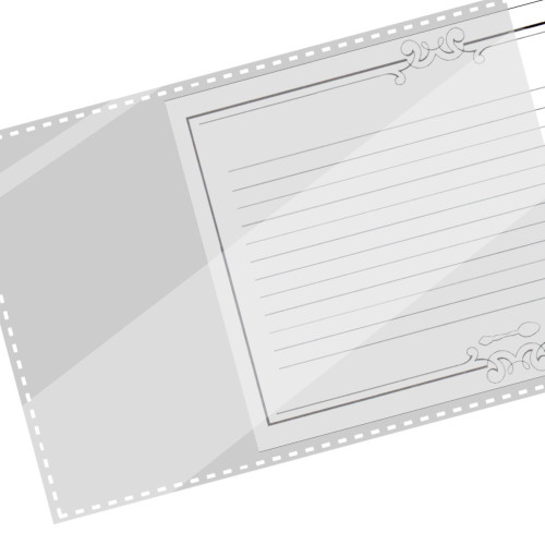 3x5 Recipe Card Protector Cover Sleeves - 48 ea