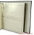 Initial Gourmet Monogram Half Page Recipe Album – Personalized Black Leather Binder - View 2