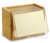 4x6 Maple Wood Recipe-Box - Acrylic Front - Made In USA - View 4