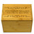 Classic Filigree Bamboo Personalized 4x6 Recipe Card Box