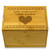 Valentina Bamboo Personalized 4x6 Recipe Card Box