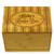 Collection Hat Box Bamboo Personalized 4x6 Recipe Card Box