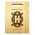 Art Deco 9x12 Engraved Cutting Board Featuring Handle Maple Wood