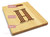 Columns 9x12 Small Personal Cutting Board Handle Maple Wood