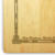Corinthian 9x12 Engraved Cutting Board Featuring Handle Maple Wood