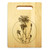 Flowers Aster 9x12 Engraved Chopping Board Handle Maple Wood - View 2