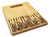 Lavender 9x12 Engraved Chopping Board Handle Maple Wood